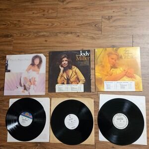Lot Of 3 Vintage 70s Country Vinyl - Carole Bayer, Sager Jody, Miller Lynn PROMO